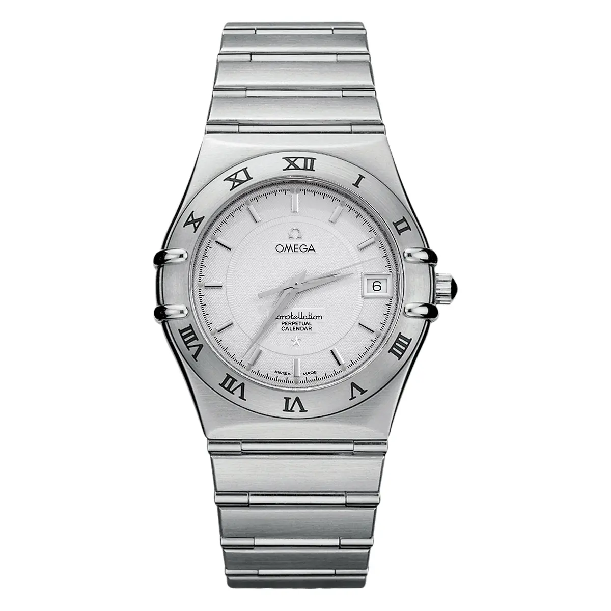 OMEGA Constellation 1552.30.00 35mm Quartz White Dial Stainless Steel Ladies Watch WHT031360