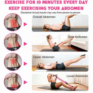 KUZARO  Multifunction Pedal Resistance Trainer with Tubes – Stronger Resistance for Effective Training, Portable Foot Pedal Exerciser for Full-Body Home Workout, Stretching & Fitness Training