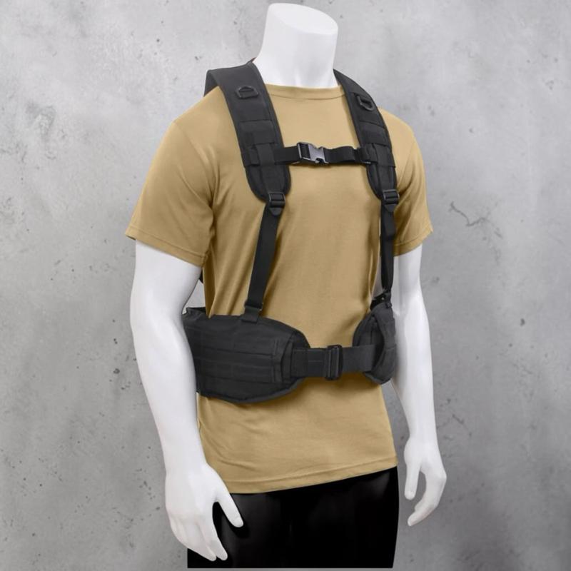 Rothco Tactical Battle Harness - Secure Load-Bearing Solution: 4 Webbing Straps Attach To D-Rings On Your Battle Belt, Ensuring A Snug Fit And Preventing Slippage During High-Movement Activities