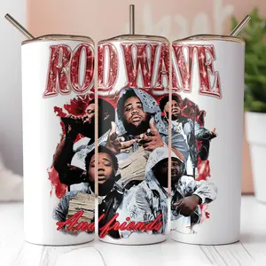 Rod Wave The last lap album new  Tumbler Red Drinkware Cup Bottle