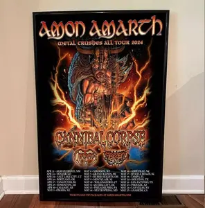 Amon Amarth - Tour 2024 .Poster Decorations, Holiday Poster - Halloween Party Decorations.Wall Decor.Poster Gift For Holiday, Halloween, Birthday, Christmas