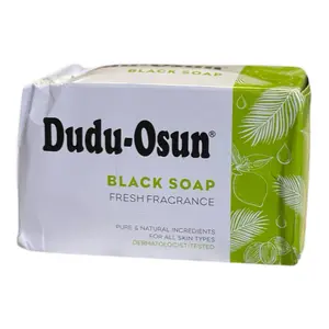 Dudu Osun Black Soap Fresh Fragrance - Body Care, Scented, Pure & Natural Ingredients, All Skin Types, Dermatologist Tested