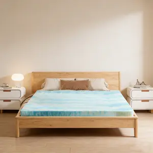 Cooling Gel Memory Foam Mattress Topper 2/3/4 Inch, Soft Support for Better Sleep, Breathable Mattress Pad for Bedroom Comfort