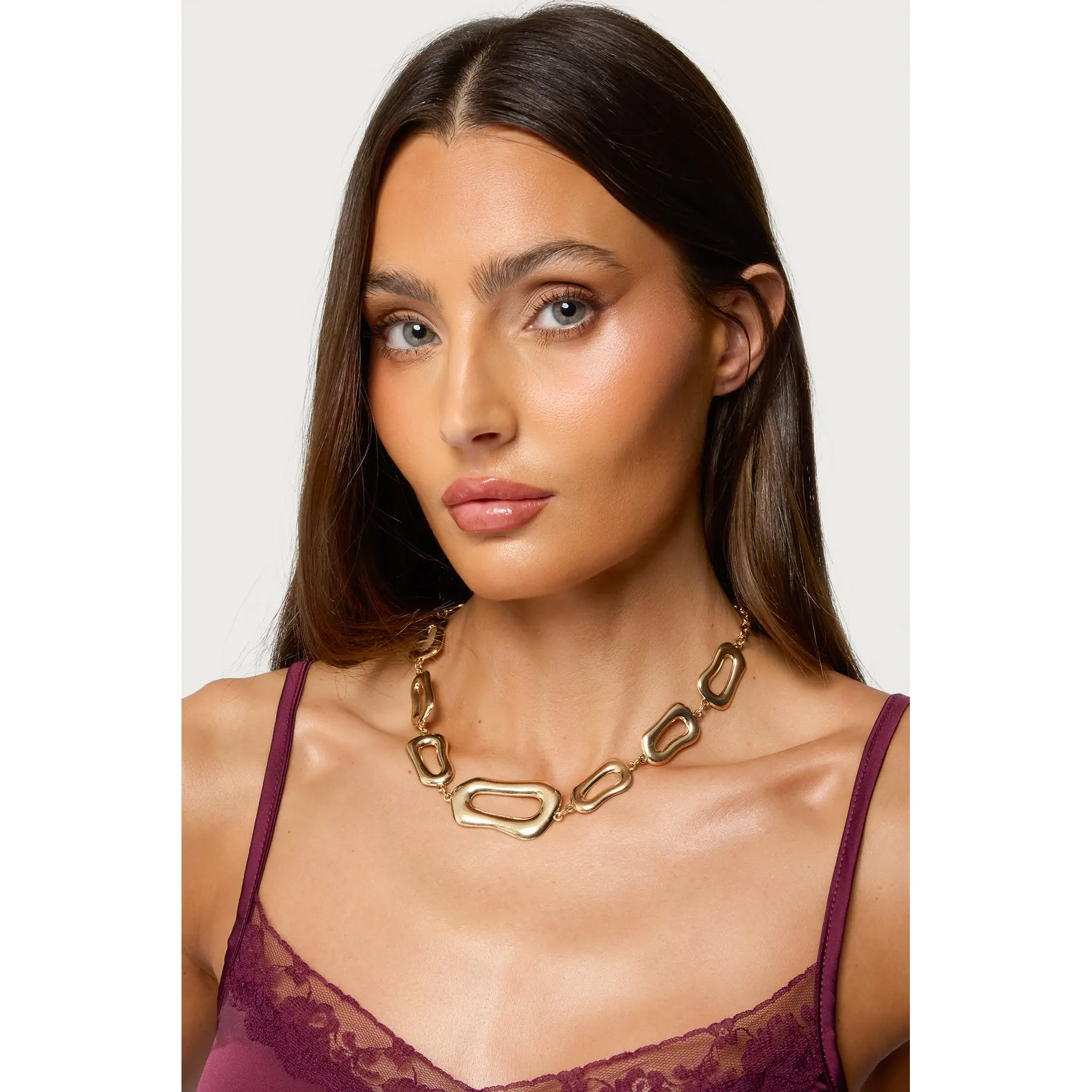 Chunky Oval Chain Necklace