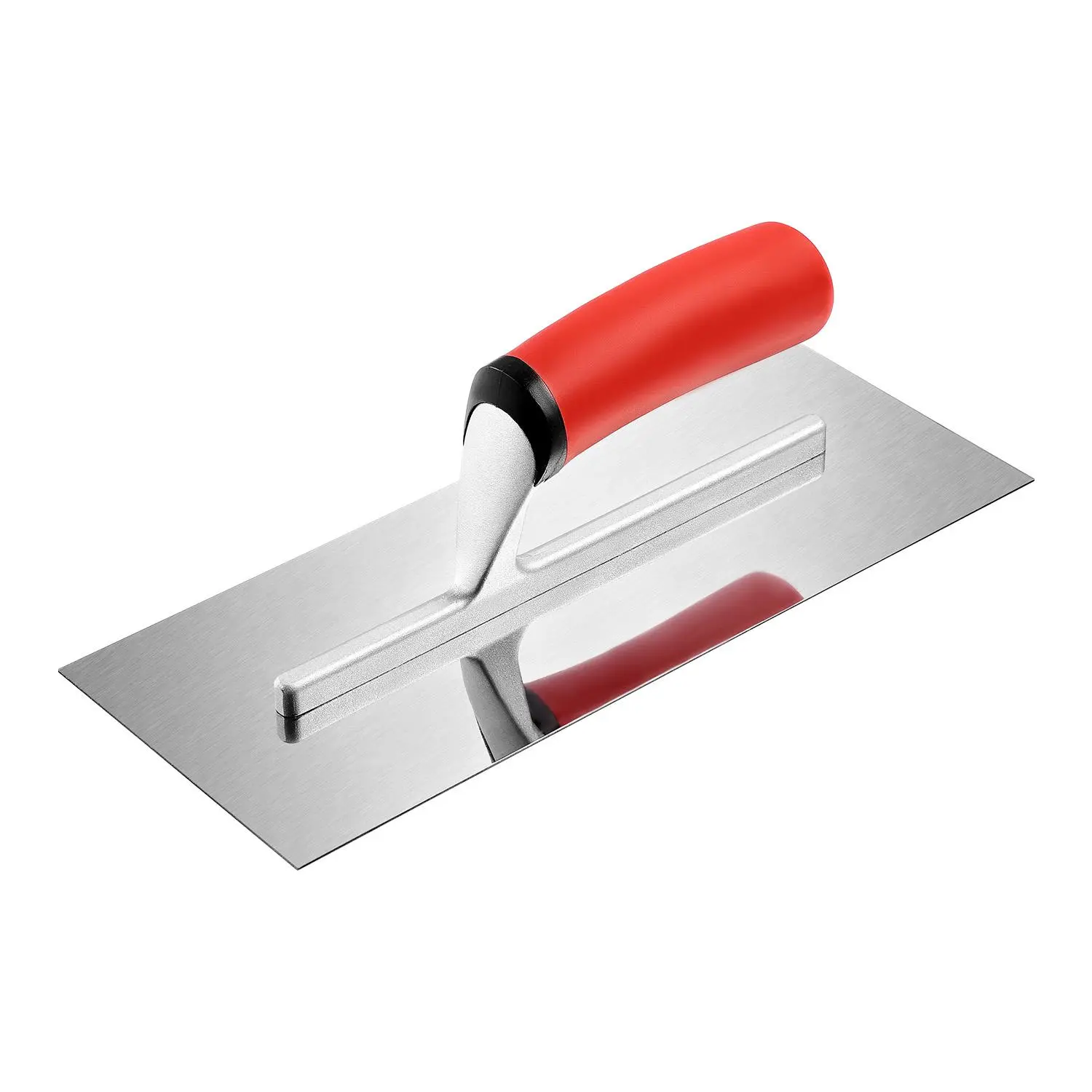 【SummerFinds】VEVOR Stainless Steel Flat Finishing Trowel, 10.9x4.4 in Construction Hand Tool with Handle, for Concrete, Grouting, DIY Projects, Boosts Uniformity in Finished Surface & Improves Efficiency