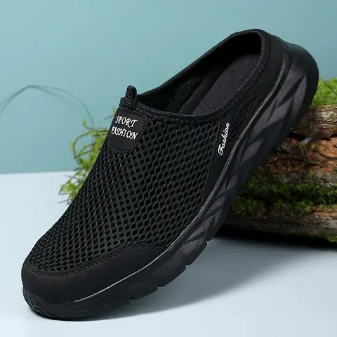 Men's Mesh Breathable Lightweight Slip on Sneakers, Casual Comfortable Sports Running Shoes, All-match Commuter Shoes for Work & Daily Wear, Athletic Running Shoes, Jogging Shoes, Versatile Athletic Footwear