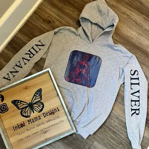 Nirvana hoodie Fabric Sweaters Pullover Tops