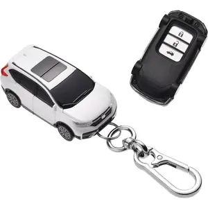 for Honda Key Fob Cover - Key fob case compatible with Honda Accord Civic CRV Pilot Odyssey Passport Smart Remote Key - White