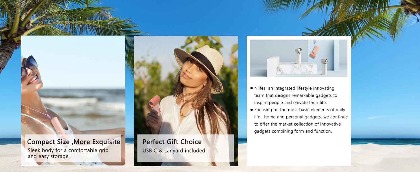 Aibesser Portable Handheld Turbo Ice Fan with 5 Speeds, 3600mAh Battery Operated, Up to 6 Working Hours, USB Rechargeable, 9m/s Wind Speed, Brushless Motor, 15000 RPM, Fan for Outdoor Activities, Travel, Working, Summer Selected Products for Women/Men Aibesser Portable Handheld Turbo Ice Fan with 5 Speeds, 3600mAh Battery Operated, Up to 6 Working Hours, USB Rechargeable, 9m/s Wind Speed, Brushless Motor, 15000 RPM, Fan for Outdoor Activities, Travel, Working, Summer Selected Products for Women/Men