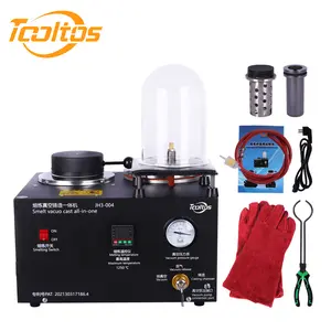 3-in-1 Vacuum Casting Machine for Gold Silver | Integrated Smelting Refining Tool | High-Temperature Jewelry Making Equipment Gauges Metal Heavy Duty