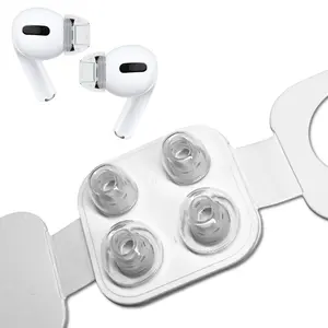 Anti-Slip Ear Tips for Apple AirPods Pro, Silicone Ear Plugs for AirPods Pro 3rd Generation, Compatible with First Generation AirPods Pro