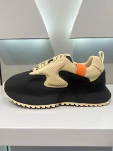 Men's Fashion Colorblock Patchwork Lace Up Low Top Sneakers, Casual Comfortable Breathable Sports Running Shoes, Male All-match Round Toe Shoes for Daily Wear, Casual Running Footwear