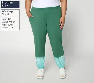 Anybody Petite Cozy Jersey Tye Dye Jogger
