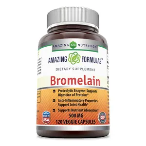 Bromelain | 500mg 2400 GDU 120srvgs, digestion support supplement