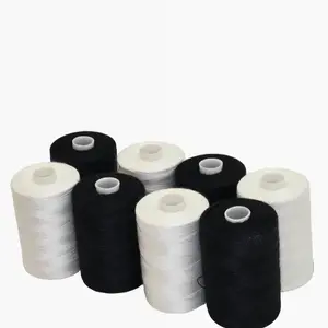 Sewing Threads Bundle Black White or Mixed 40s/2 8 CONES Machine Washable for Versatile Projects