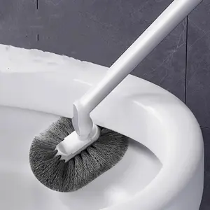 S-Shaped Toilet Brush No Dead Corner Brush Household Wall Mounted Bathroom Long Handle Elbow Cleaning Brush