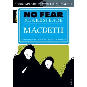 USED Book - Macbeth: No Fear Shakespeare Side-By-Side Plain English by Shakespeare, William (Paperback) - english
