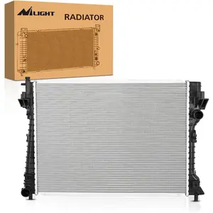 Nilight Radiator for Ford Mustang 2005 2006 2007 2008 2009 2010 2011 2012 2013 2014 3.7L 4.0L 4.6L 5.0L V6 V8 RWD,Performance Aluminum Replacement OEM.