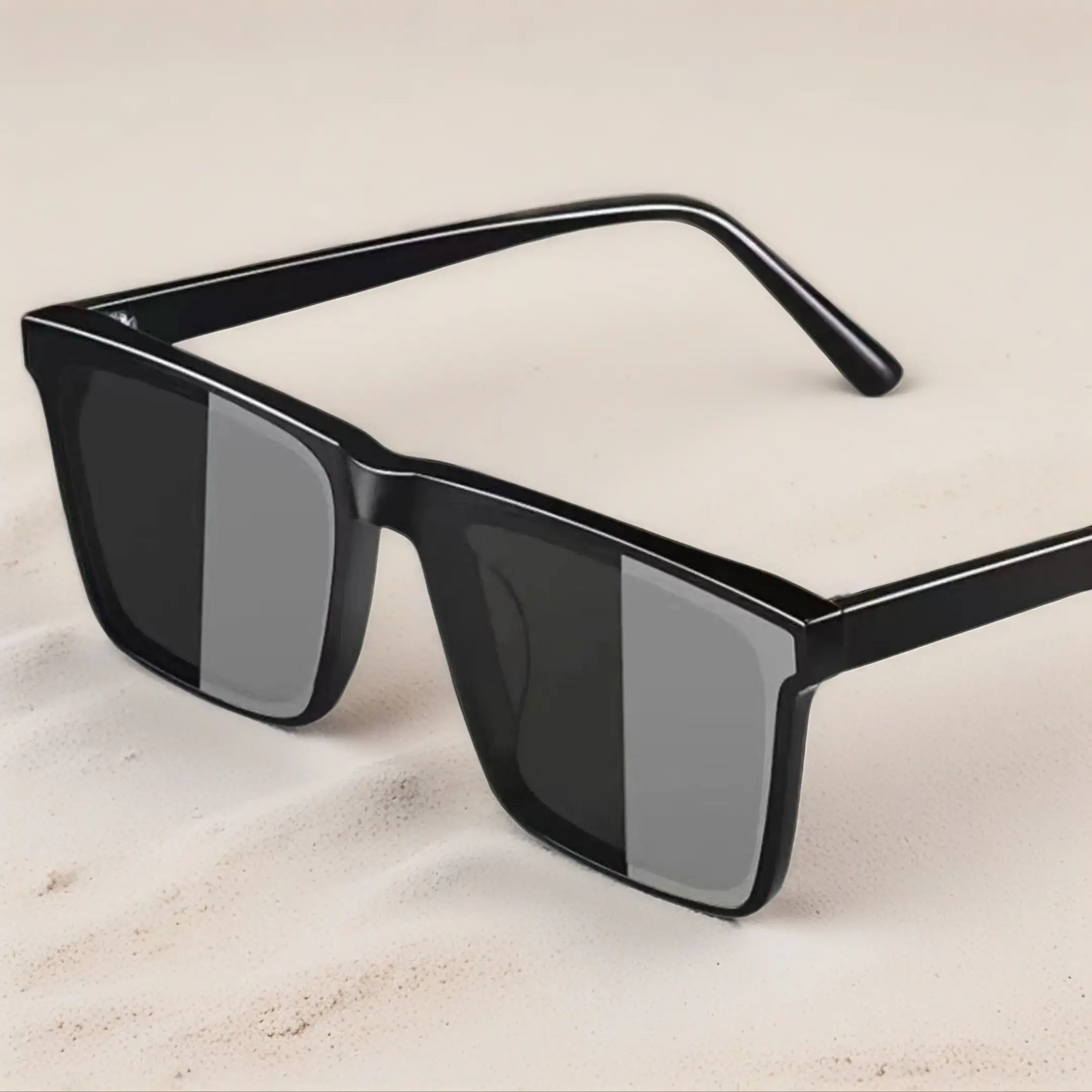 Chic Square Sporty Sunglasses for Adults, Unisex PC Frame with UV Protection for Outdoor Sports & Fashion, Square Frames Sunglasses, Chic Sports Eyewear