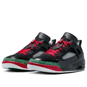 Jordan Spizike Low Black Classic Green White Varsity Red Men's FQ1759-060 New