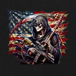 Reaper US Flag T-Shirt