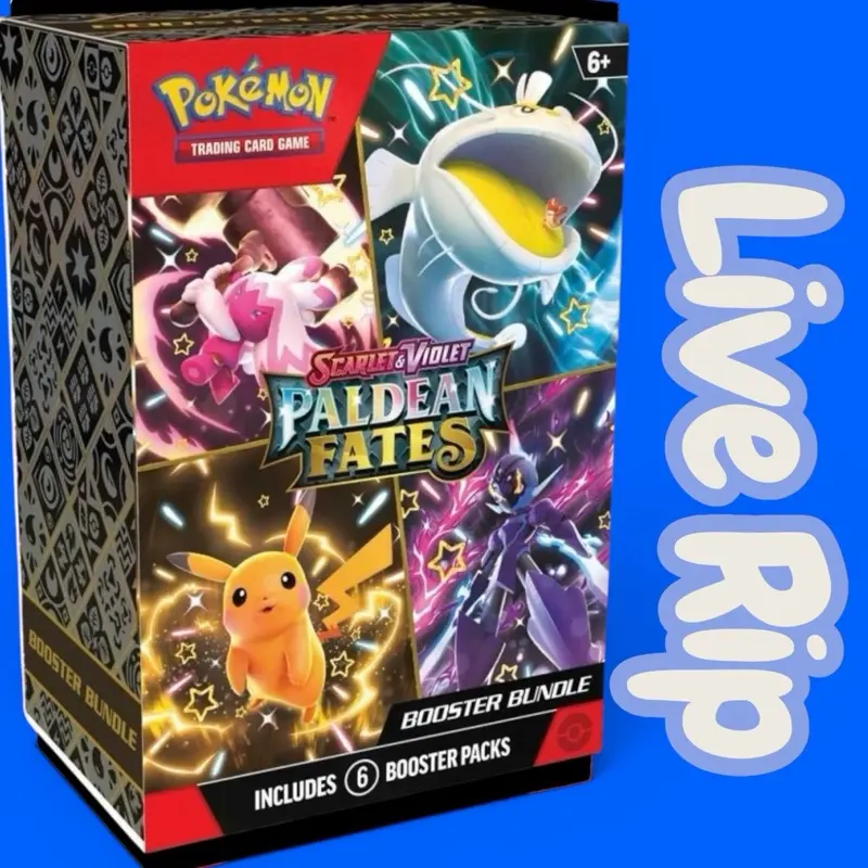 Paldean Fates Booster Bundle - Live Rip