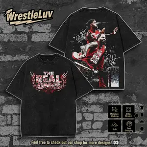 Jey Uso and Jim Uso Washed T-Shirt Wrestling Shirt WWE Fans WWE Tee Menswear Cotton Crewneck Premium American Made Acid Washed 100% Cotton FIGHT T-Shirt