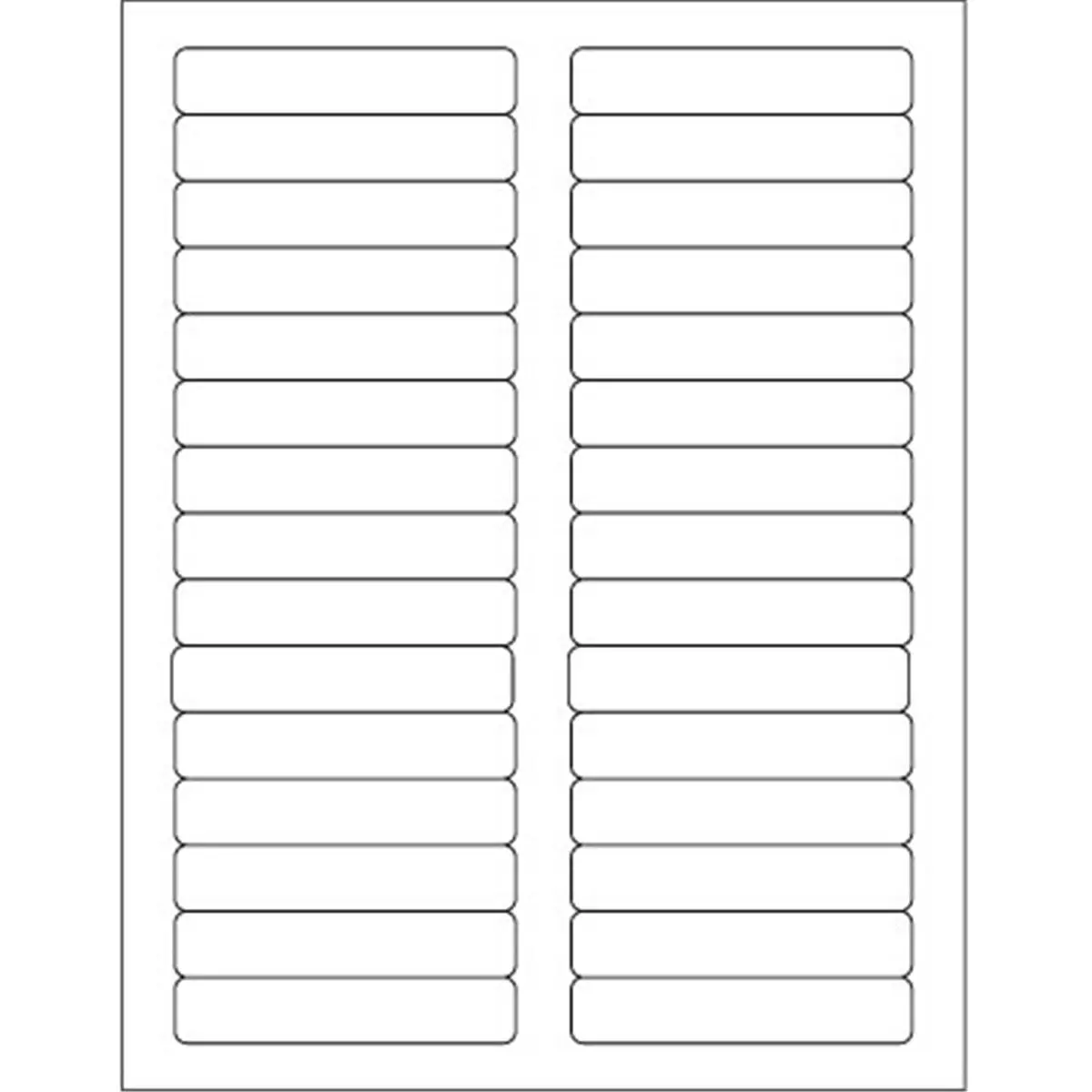 212 MAIN White Rectangle Laser Labels - 3.44x0.66 in, Laser Printers & Ink Jet Printers Compatible, Permanent Glue, Pack of 3000, Face Sheet, Ideal for Label Making Tasks, Label Sticker, Sticky Labels