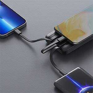 charmast 10000mAh Portable Charger with Built in Cables, 22.5W Travel Essential Power Bank Fast Charging, USB C Battery Pack for iPhone 17/16/15/14/13/12/11 Series, iPad, Samsung, Android, Tablet charmast 10000mAh Portable Charger with Built in Cables, 22.5W Travel Essential Power Bank Fast Charging, USB C Battery Pack for iPhone 17/16/15/14/13/12/11 Series, iPad, Samsung, Android, Tablet