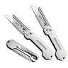 #blackfriday WORKPRO 3-Pack Folding Utility Knife, Quick Change Blades Box Cutter, EDC Foldable Pocket Utility Knife Sets with Belt Clip