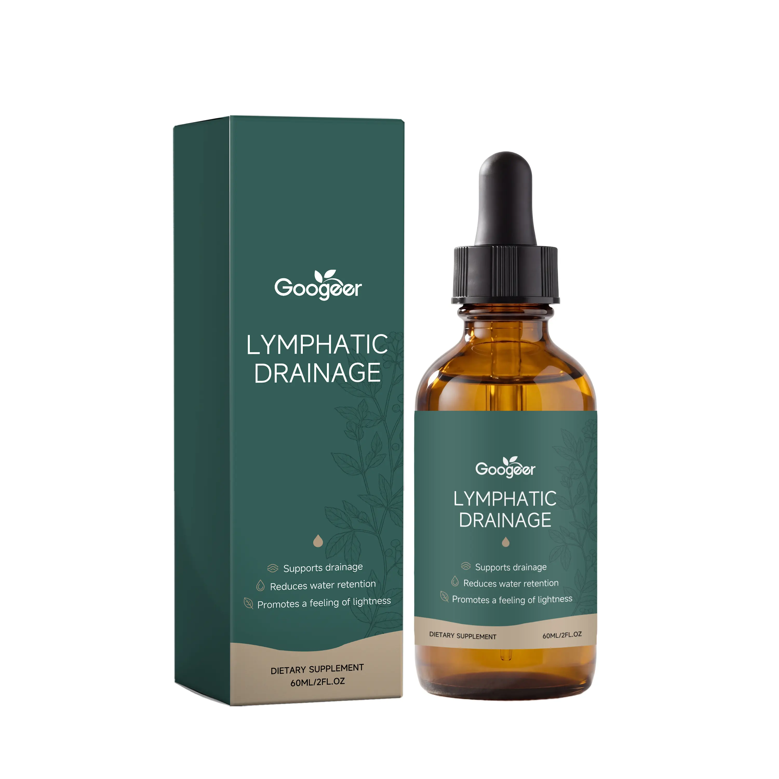 Lymphatic Drainage Drops, Organic LymphaticDrainage Supplement, Boosts Immunity Vitality,Portable Dropper Design, Supports Lymphatic Health,2 FI Oz, Healthcare Natural