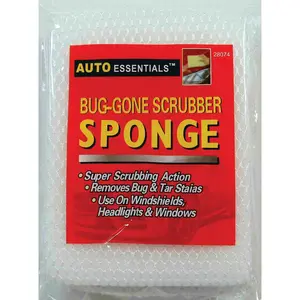 WorldWide Sales Online Auto Essentials Bug & Tar Remover Sponge – Car Cleaning & Detailing Tool – Automotive Accessories