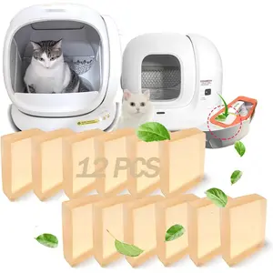 Odor Remover Compatible with MeoWant Self-Cleaning  Litter Box,  Toilet Odor Control Deodorant Gel for MeoWant Automatic Litter Box, Litter Deodorizer (12 Pack)