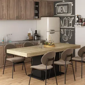 78.7"W Extendable Table Dining Table Meeting Table Working Station
