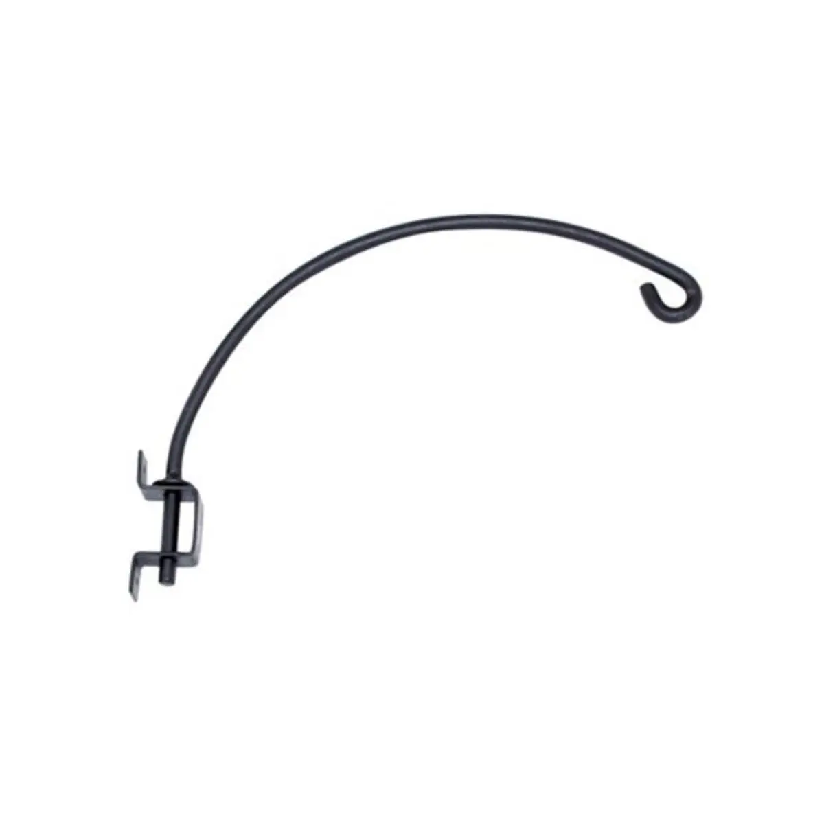 12 in. Steel Hanging Swivel Plant Bracket, Black