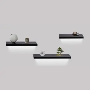Floating   31.5" Wall Mounted Wood  for Bedroom, Living Room, Kitchen, Hanging  for Books/Storage/Decor ,Maple Decoration Decorative Installation