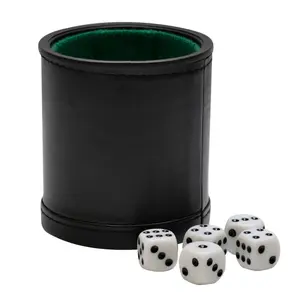 Fat Cat Dice and Leatherette Dice Cup - Original Design for Dice Playing