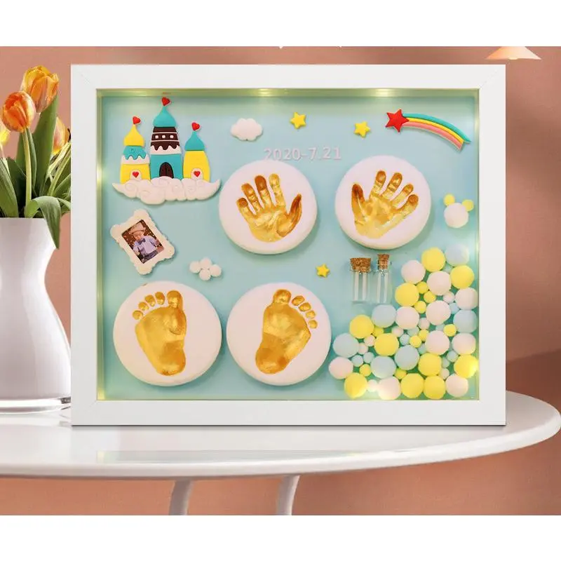 Capture Tiny Miracles! Baby Handprint Footprint Memorial Frame Capture Tiny Miracles! Baby Handprint Footprint Memorial Frame