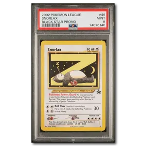PSA 9 Snorlax Black Star Promo