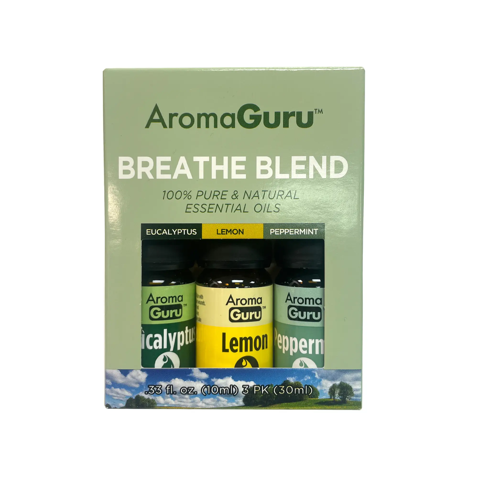 AromaGuru Breathe Blend 3pk (30mL) - 12 Pack