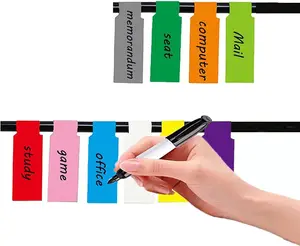 Cable Labels 300pcs Colorful Cord Labels Self Adhesive Waterproof Stickers Cables Laser Printer Labeling Various Charger Cords Cables Handwriting