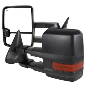 1988-2000 Chevrolet C/K Tahoe GMC Yukon/Suburban Power Adjustable, Heated, & Manual Extendable Towing Mirrors w/ LED Turn Signal & Clearance Lights