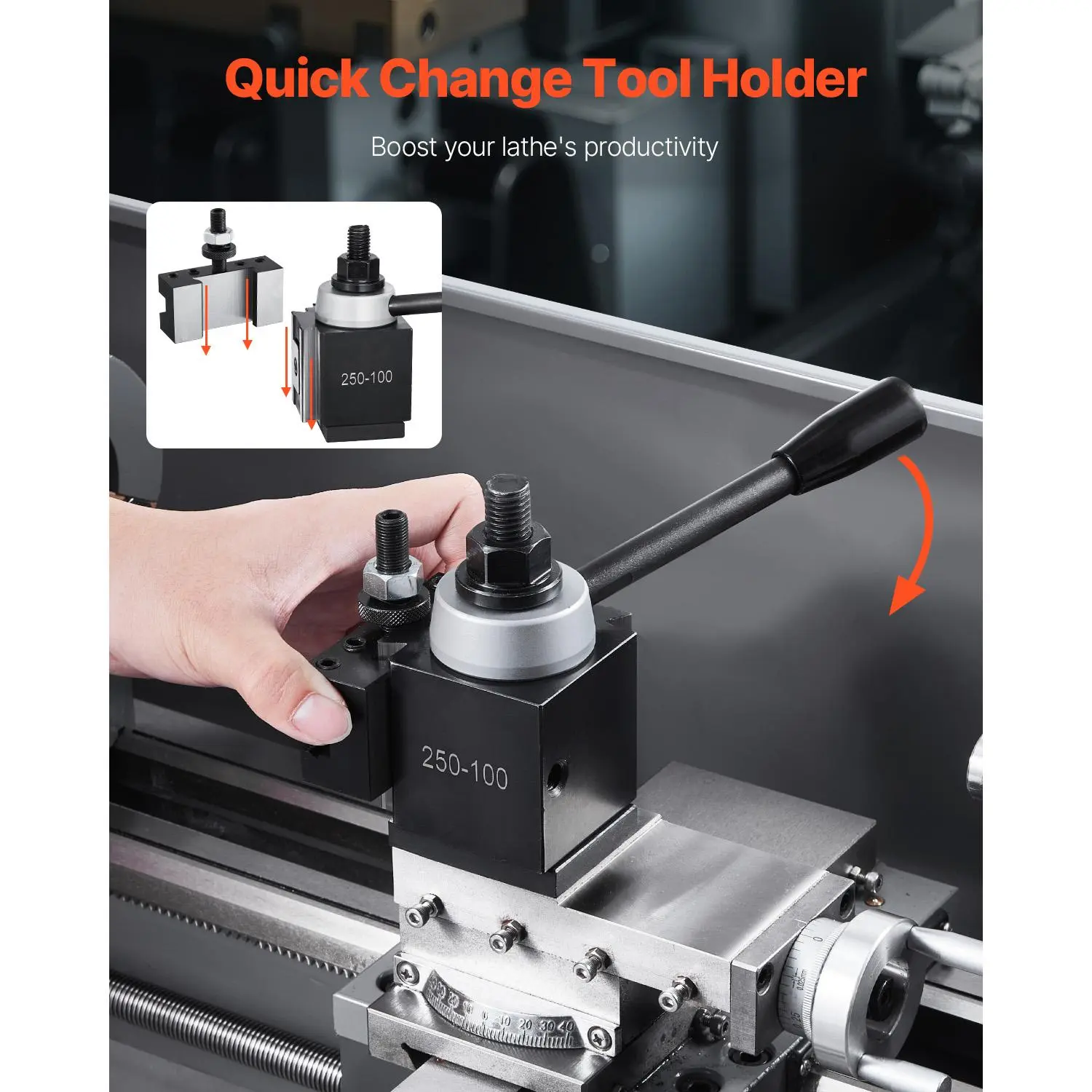 VEVOR Quick Change Tool Post Set, TikTokShopBlackFriday, 6 Pcs ...