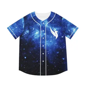 Ky Illenium Jersey (Blue/Black Star) #Baseball #Baseballjersey