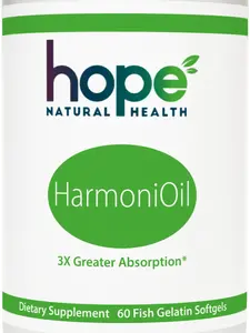 HarmoniOil Supplement has 3 times greater  EPA+DHA absorption rate than an equivalent dose of other leading fish oils to support healthy cardiovascular function, mental health, glucose and insulin metabolism