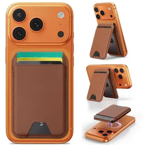 Multi-Angle Rotating Magnetic Phone Card Case With Anti-Scan Function, Compatible MagSafe For Apple And Android Smartphones