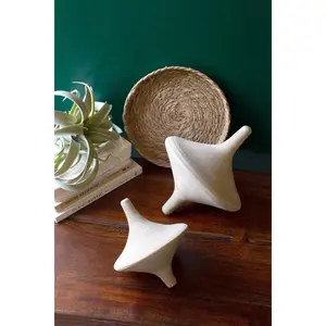 coffee table decor clay top sculpture for living room