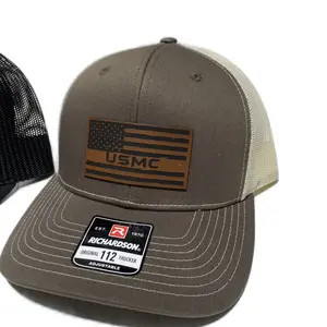 USMC Veteran Richardson 112 Hat in Khaki, Stylish Design for Fashion Accessories