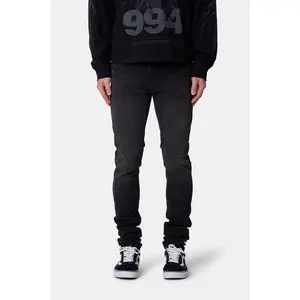 mnml Skinny Denim - Western Black