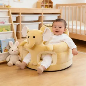 Baby Anti-Fall Sofa Seat, Baby Learning to Sit Stool, Newborn Safety Backrest Chair, Soft Spine Protection, Baby Furniture, Must-Have for Living Room Playpen
